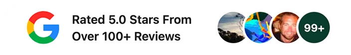 Rated 5.0 stars from over 100+ reviews